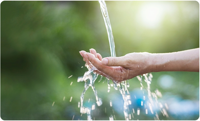 water werkt verfrissend 